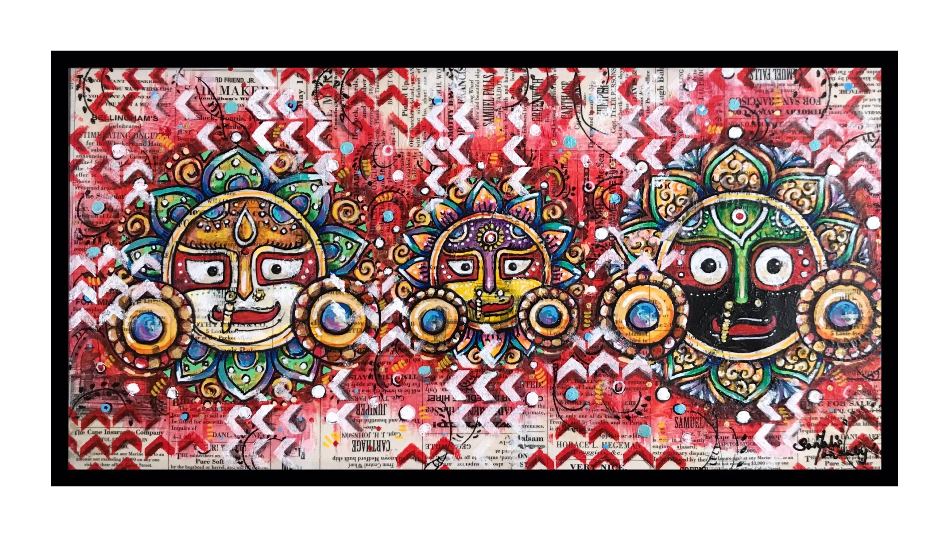 The Holy Trio Jaganath Balabhadra and Subhadra